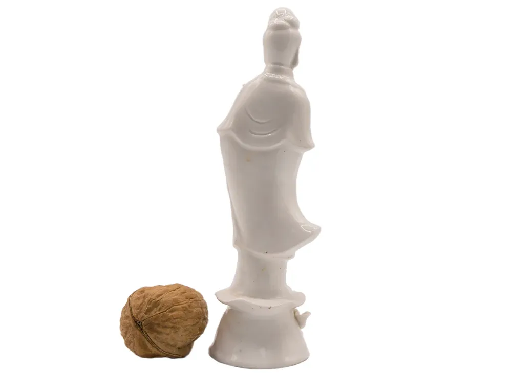 Statua di Guanyin, porcellana, Dehua, Fujian, vintage