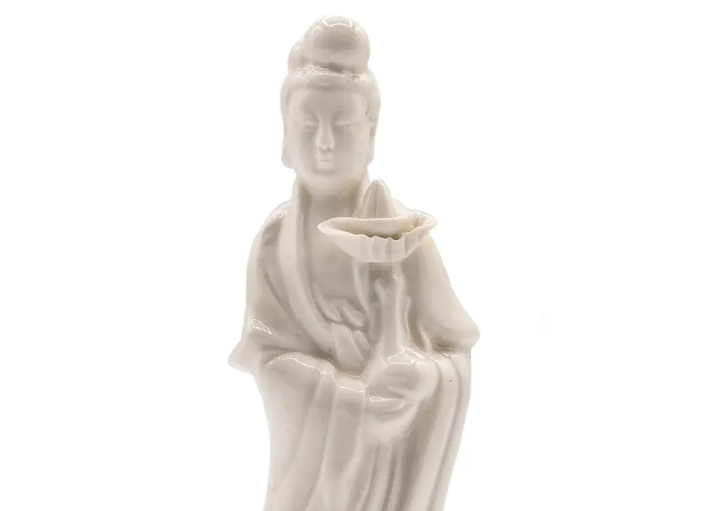 Statua di Guanyin, porcellana, Dehua, Fujian, vintage