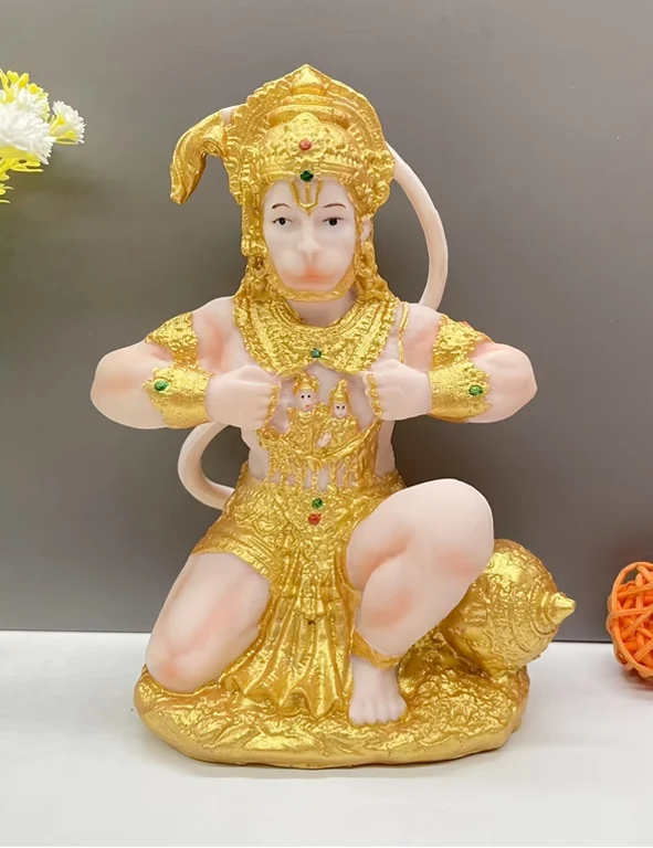 Statua Hanuman colorata