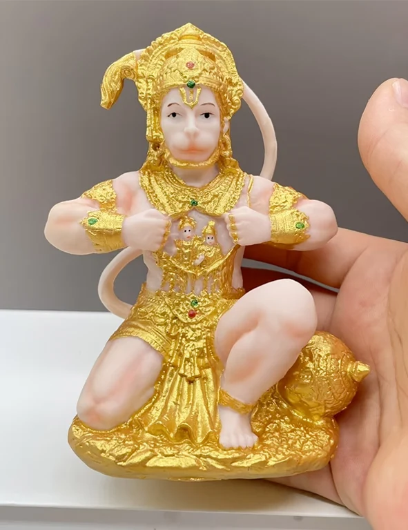 Statua Hanuman colorata