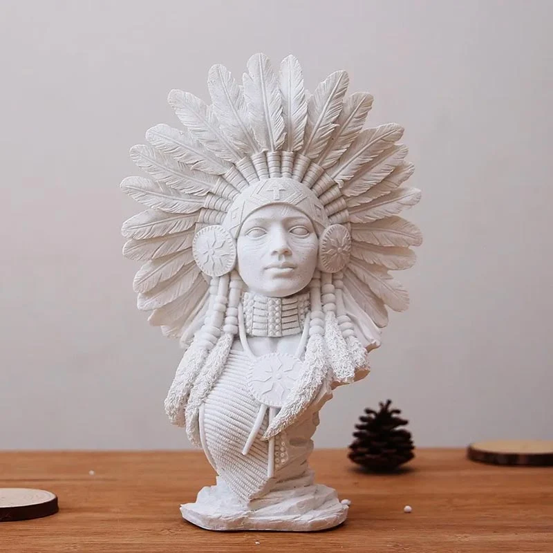 Statua indiana Donna 30 cm