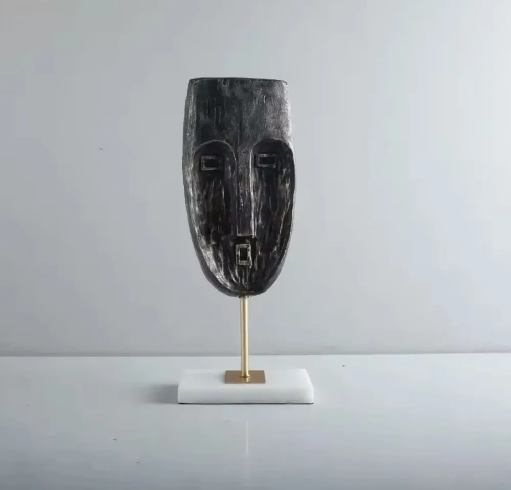 Statua maschera africana 40 cm