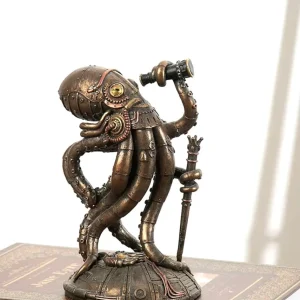 Statua di polpo steampunk 18 cm