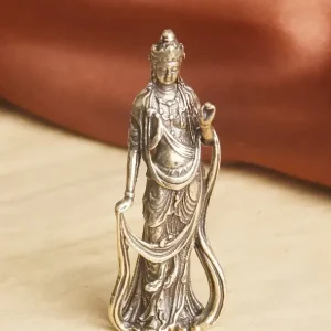 Statua - Quan Yin ottone