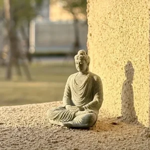 Statua resina Buddha Amitabha