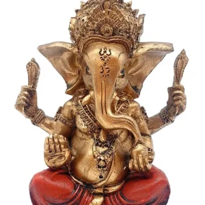 Statua resina - Ganesh dorato
