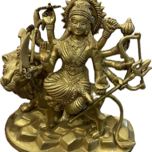 Statua Shiva su leone