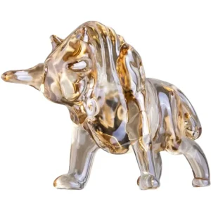 Statua di toro vetro 7 cm