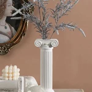 Statua vaso colonna greco/romana 24 cm