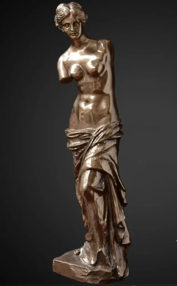 Statua Venere di Milo effetto bronzo 42 cm