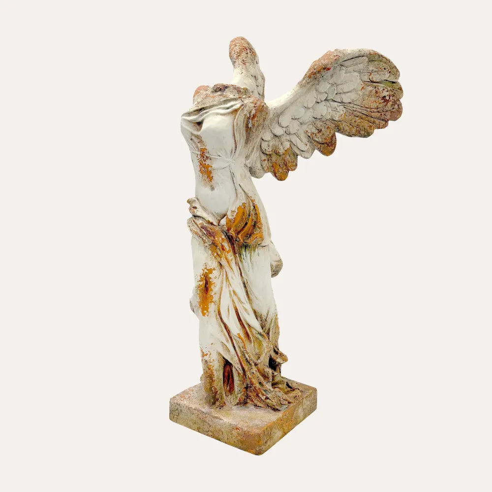 Statua Vittoria con Ali Resina H. 87 cm