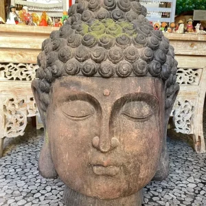 Statua Volto del Dio Buddha 1 metro