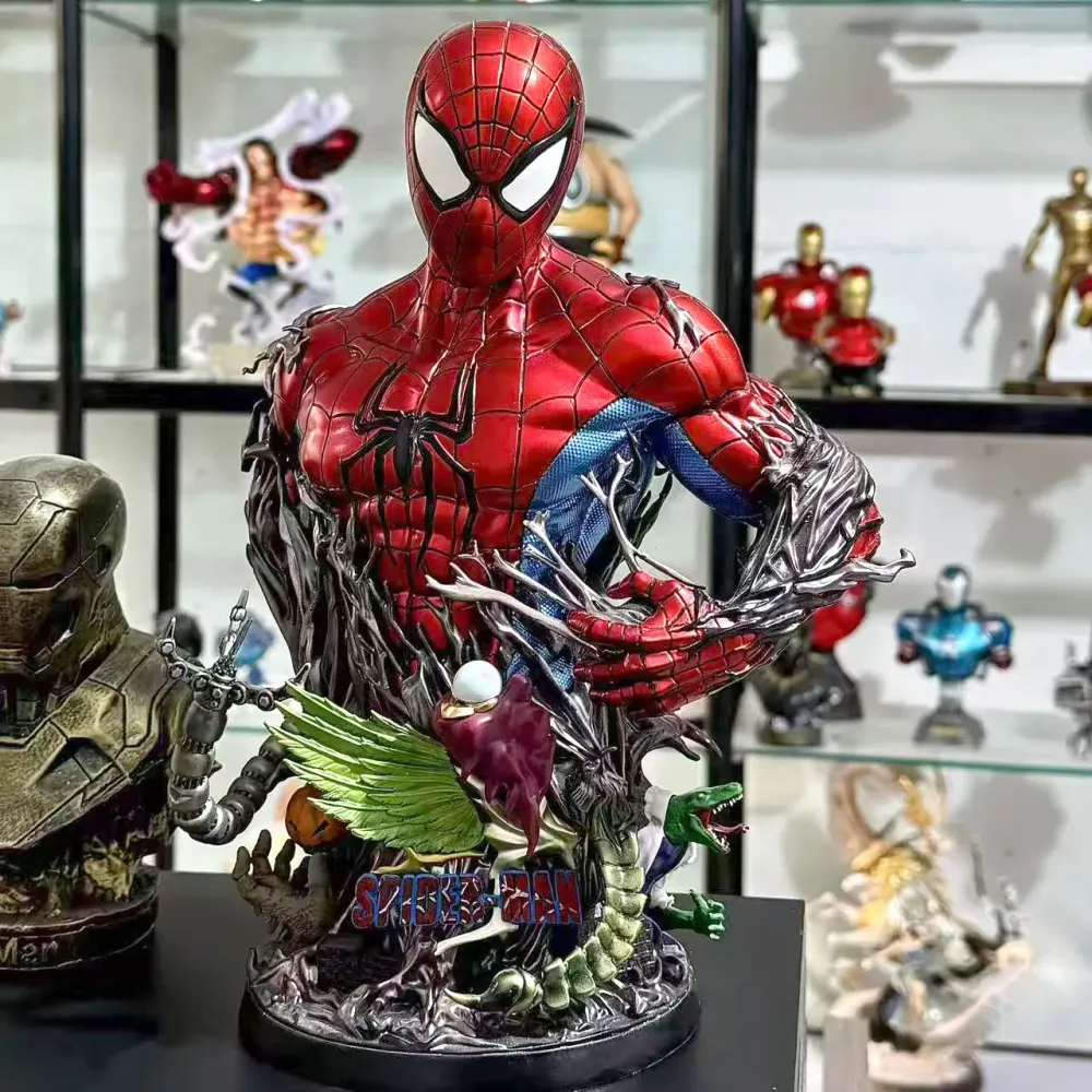 Statuetta da collezione resina di alta qualità di Spider-Man