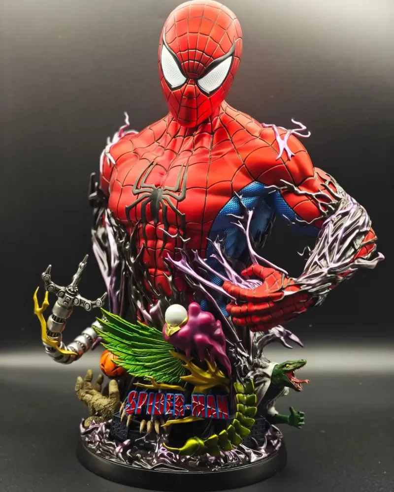 Statuetta da collezione resina di alta qualità di Spider-Man