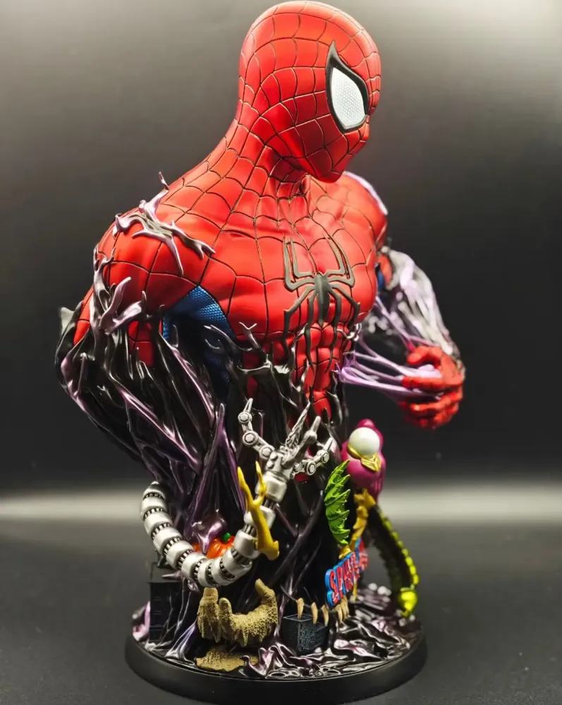 Statuetta da collezione resina di alta qualità di Spider-Man