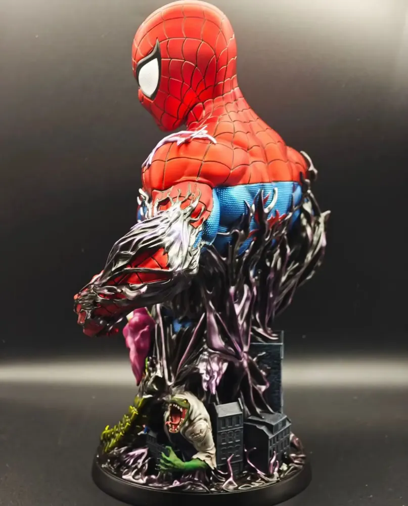 Statuetta da collezione resina di alta qualità di Spider-Man