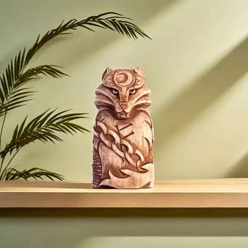 Statuetta lupo Fenrir
