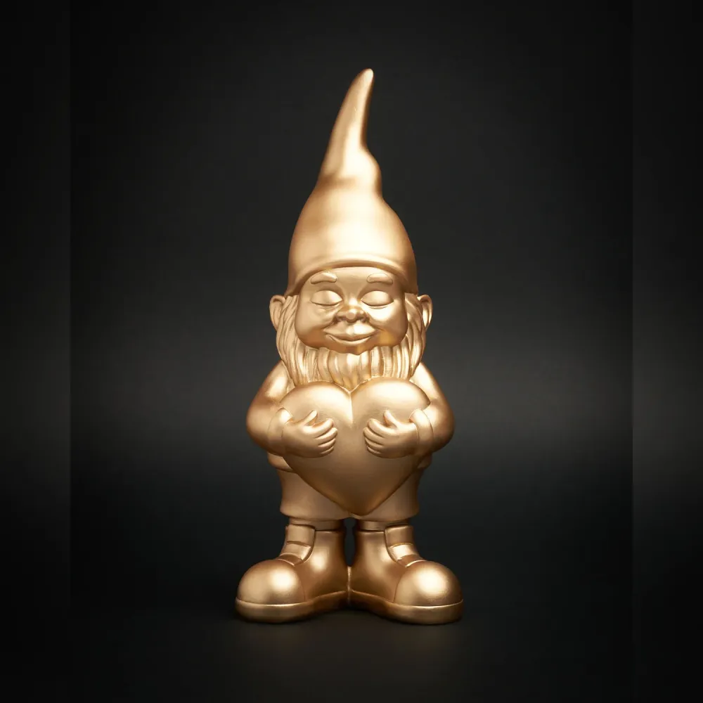 Statuetta Nano Bernardo “Lover” Gold
