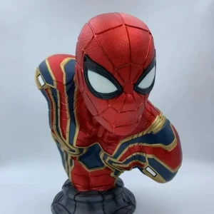 Statuetta resina di Spider-Man Iron Spider