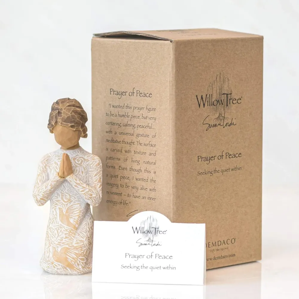 Statuina "Preghiera di pace" Willow Tree