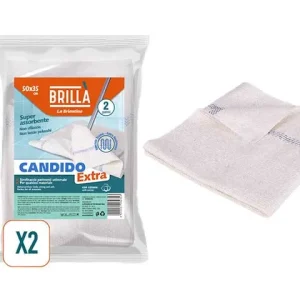 Strofinaccio candido extra 2 pezzistr06235a