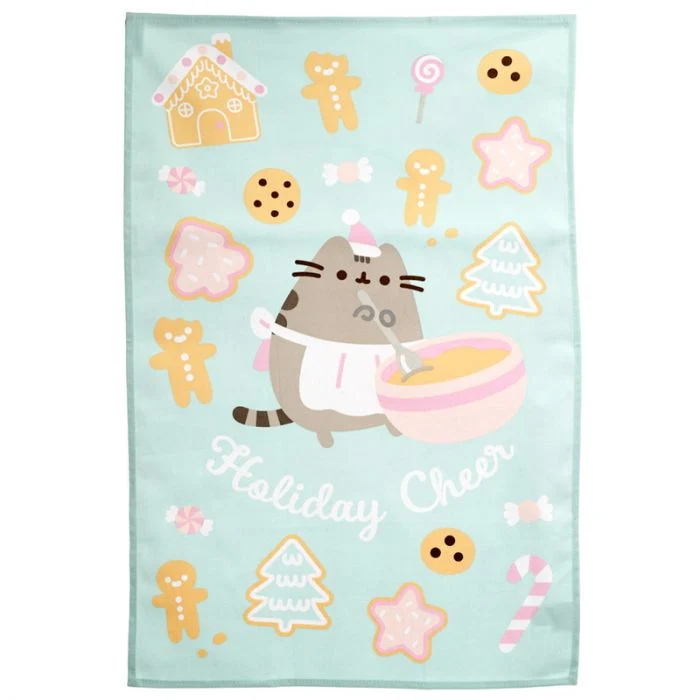 Strofinaccio da Cucina Natalizio Cotone - Pusheen il Gatto