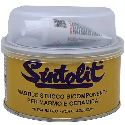 Stucco Marmo Verticale Sintolit - Bianco Ml 175- 2 Pezzi