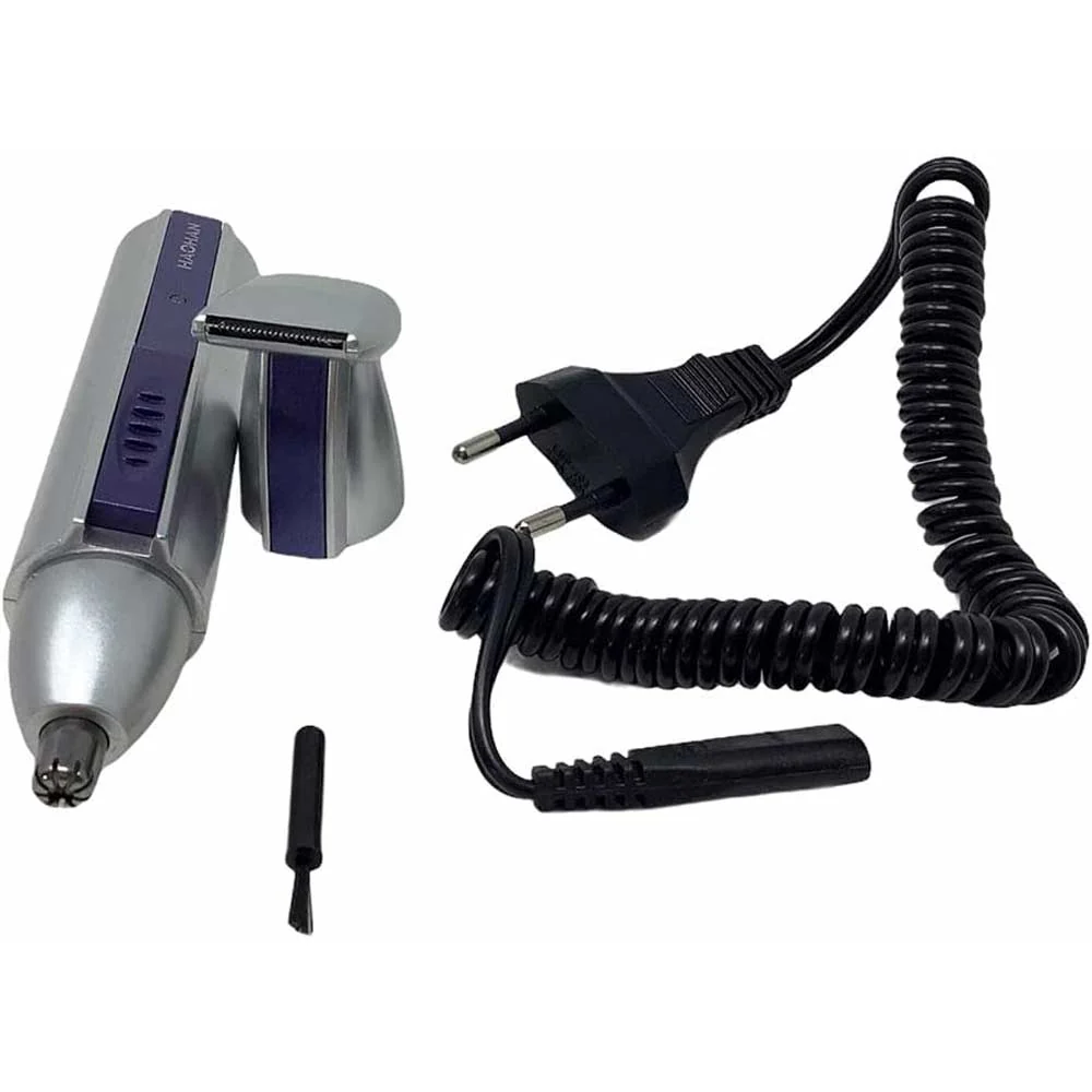 Tagliapeli naso orecchio basette ricaricabile rifinitore trimmer