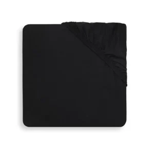 <tc>Jollein</tc> Lenzuolo matrimoniale Jersey Nero 60x120cm