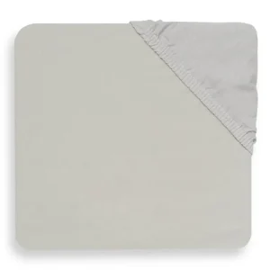 <tc>Jollein</tc> Lenzuolo pieghe cotone morbido grigio 60x120cm
