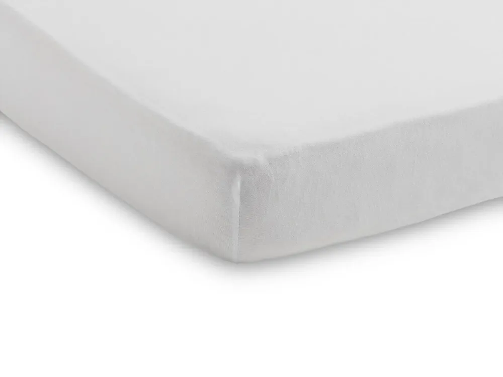 Jollein Lenzuolo pieghe Jersey Bianco 40x90cm