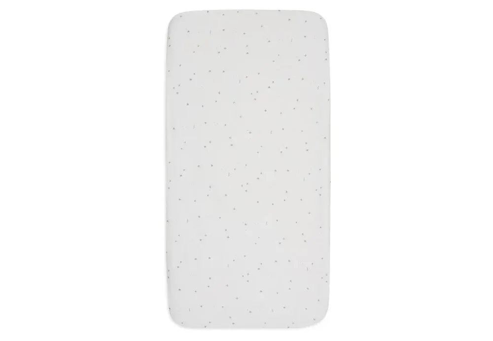 Jollein Lenzuolo pieghe Toddler Jersey Twinkling Sea Green 60 X 120 Cm