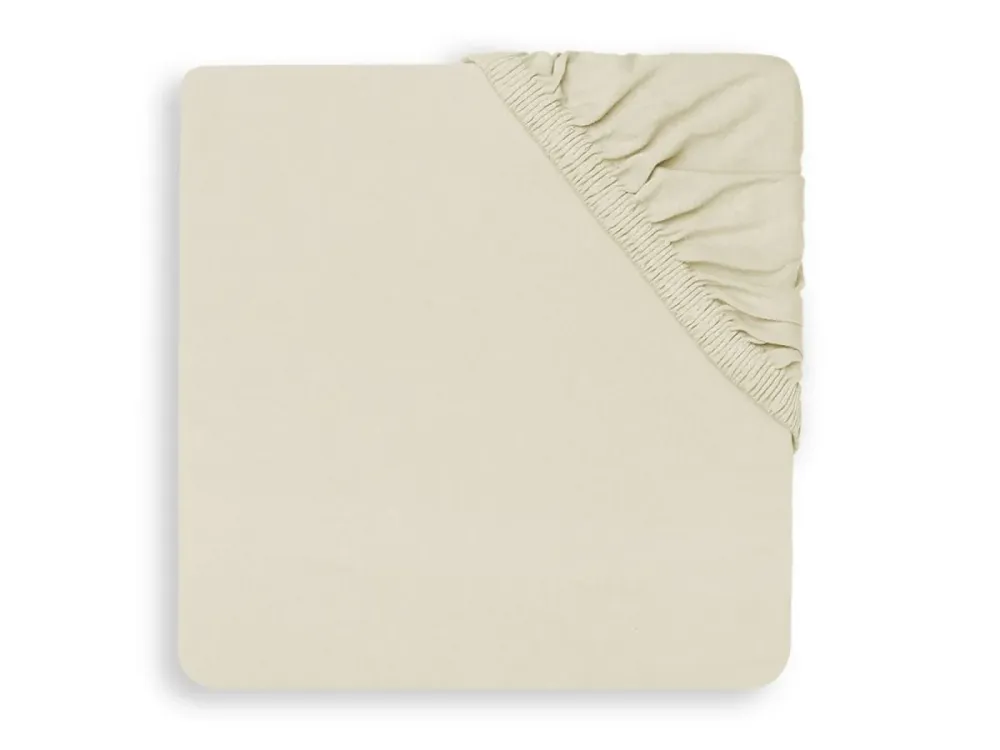 Jollein Lenzuolo sacco Jersey Box Materasso Avorio 75x95cm