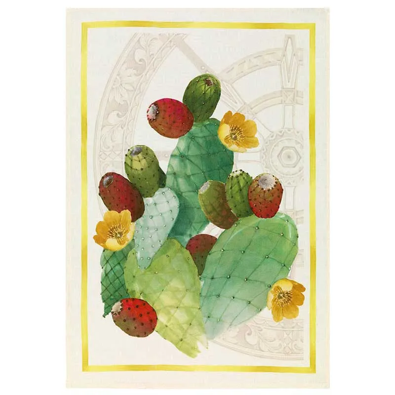 Tessitura Toscana Strofinaccio Mediterraneo Fico 50x70 cm