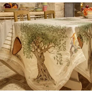 Tessitura Toscana Teleria DOP Tovaglia di lino 270x170 CM