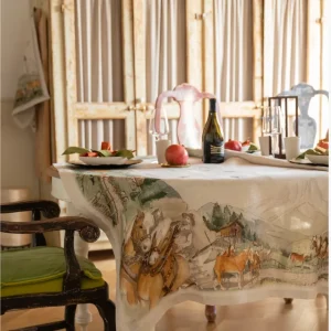 Tessitura Toscana Teleria MASO Tovaglia di lino 270x170 CM