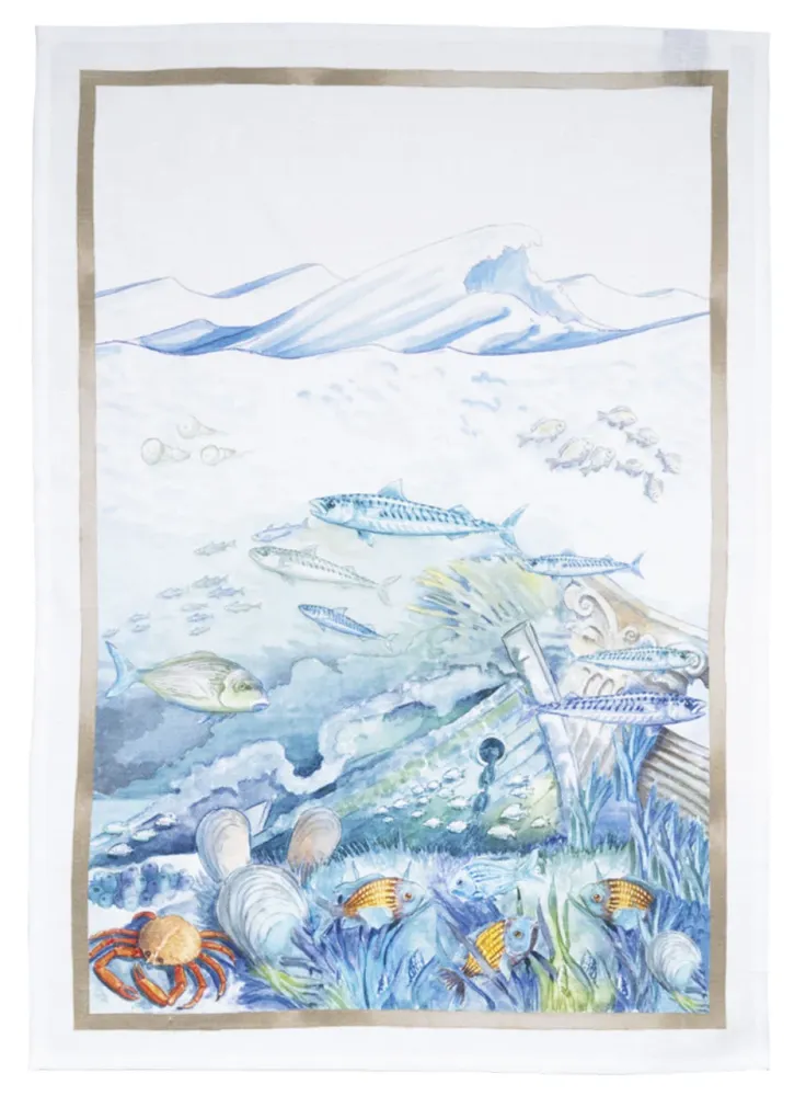 Tessitura Toscana Telerie ISUELA CANOVACCIO DA CUCINA DI LINO 50X70CM