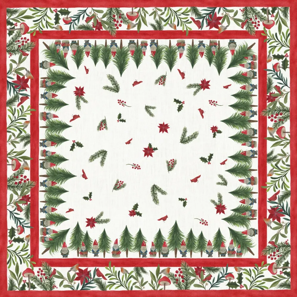TESSITURA TOSCANA TELERIE JOLLY ELF TOVAGLIA DI LINO 85X85CM