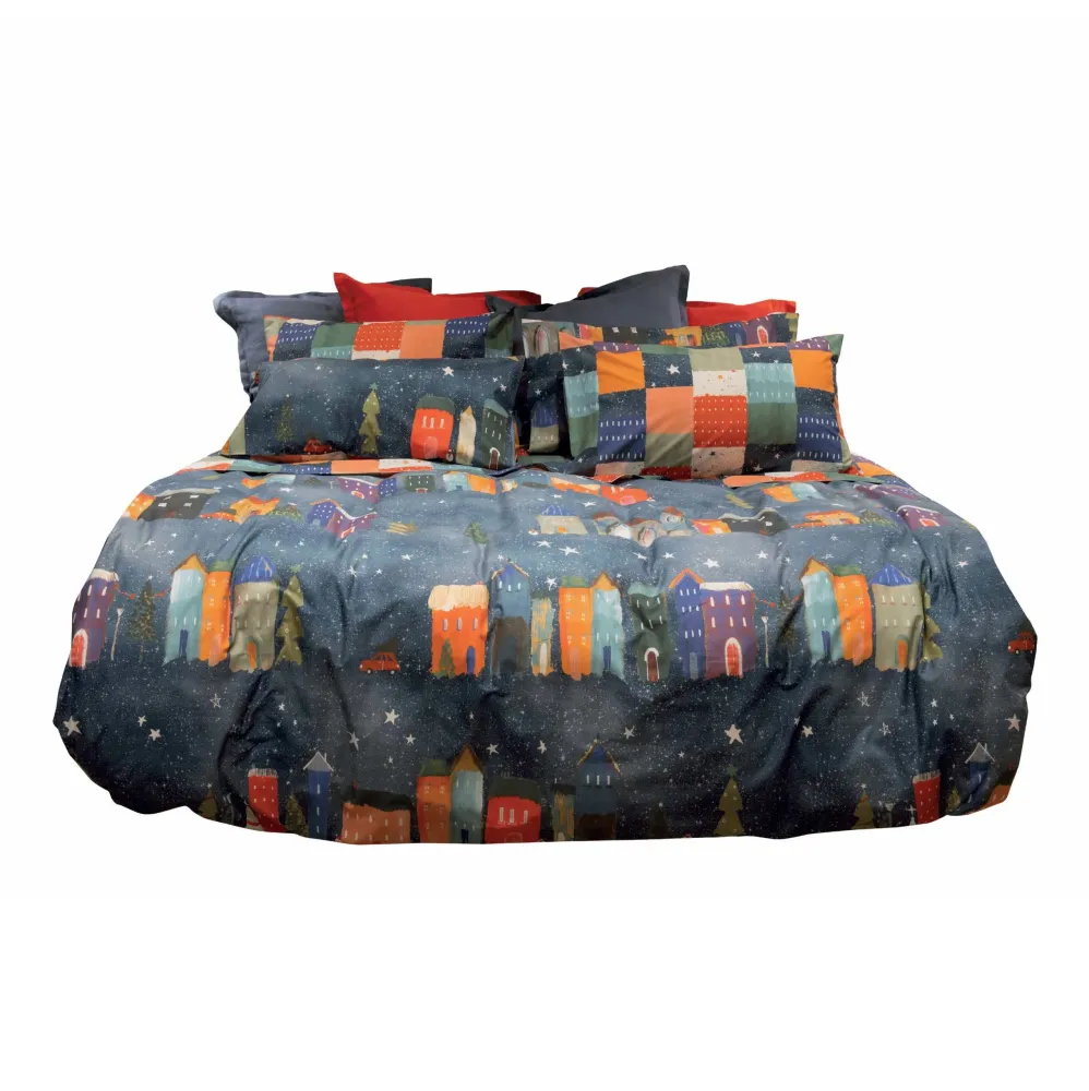 Tessitura Toscana Telerie Set Lenzuola 2 Piazze Happy Cottage 250x290 cm