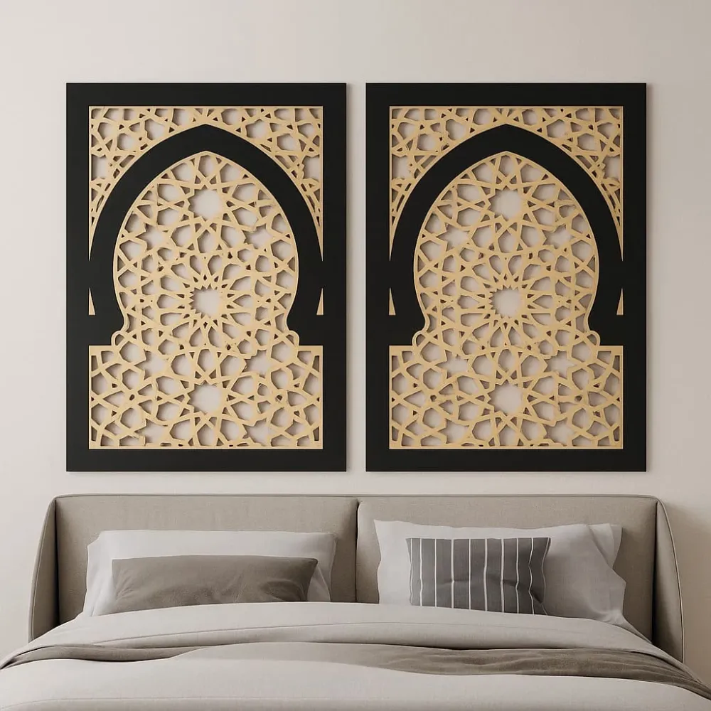 Testiera del letto lattice arabo Mabruk 160x90