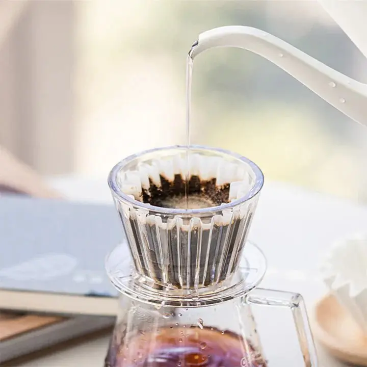 Timemore Crystal Eye B75 Plast Dripper - Trasparente