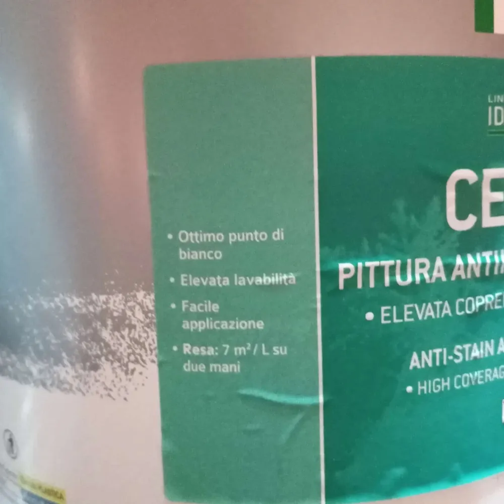 Tixe Celatix 4lt idro pittura bianca antimacchia e antifumo lavabile interni