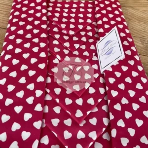 Tovaglia con tovaglioli love red