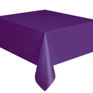 Tovaglia lavabile, tinta unita viola, 1,37 x 2,74 m