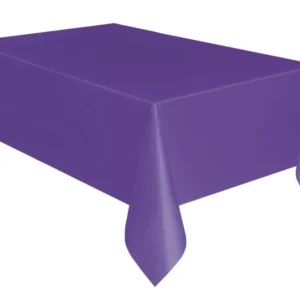 Tovaglia lavabile, tinta unita viola, 1,37 x 2,74 m