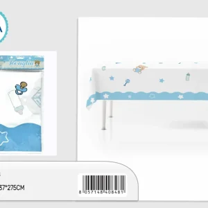 tovaglia orsetto 137x275cm azzurro