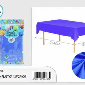 Tovaglia per tavolo 137x274cm blu