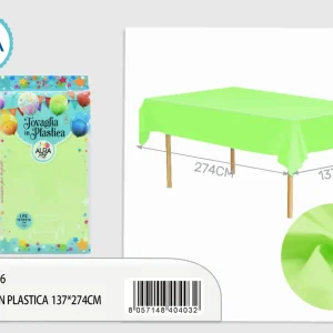 Tovaglia per tavolo 137x274cm verde