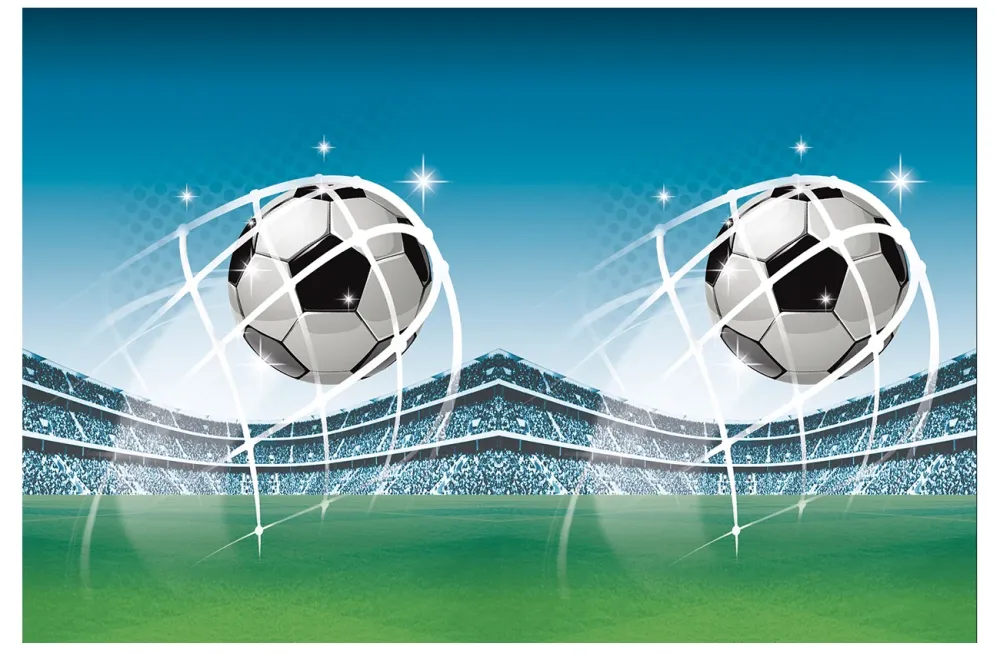 Tovaglia per tifosi di calcio, festa di calcio, 1,2 x 1,8 m