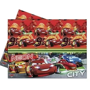 1 TOVAGLIA PLASTICA TEMA CARS 120x180